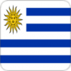 +flag+emblem+country+uruguay+square+ clipart