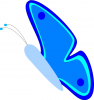 +bug+insect+flying+butterfly+flying+blue+ clipart