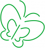 +bug+insect+flying+butterfly+outline+green+ clipart