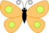 +bug+insect+flying+butterfly+spotted+wings+orange+ clipart