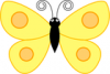 +bug+insect+flying+butterfly+spotted+wings+yellow+ clipart