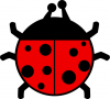 +bug+insect+pest+Lady+Bug+flat+ clipart