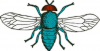 +bug+insect+pest+blue+bottle+fly+ clipart