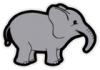 +animal+mammal+Elephantidae+elephant+cute+ clipart