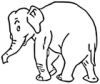 +animal+mammal+Elephantidae+elephnt+fun+ clipart