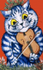 +feline+animal+cartoon+cat+violin+ clipart