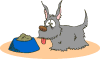 +animal+canine+canid+dog+before+meal+ clipart