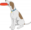 +animal+canine+canid+dog+cartoon+asking+for+dinner+with+bowl+ clipart