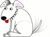 +animal+canine+canid+happy+dog+ clipart