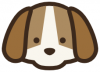 +animal+canine+canid+puppy+face+icon+ clipart