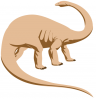 +extinct+dinosaur+jurassic+dinosaur+herbivore+tan+ clipart