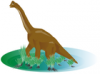 +extinct+dinosaur+jurassic+dinosaur+in+swamp+ clipart