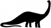 +extinct+dinosaur+jurassic+sauropod+silhouette+ clipart
