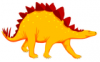 +extinct+dinosaur+jurassic+stegosaurus+art+ clipart