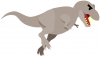 +extinct+dinosaur+jurassic+trex+cartoon+ clipart