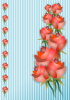 +red+flower+blossom+panel+ clipart