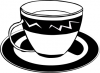 +drink+teacup+lineart+ clipart