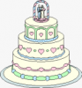 +marry+marriage+wedlock+matrimony+wedding+wedding+cake+1+ clipart