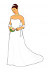 +marry+marriage+wedlock+matrimony+wedding+wedding+gown+ clipart