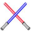 +toy+play+lightsabers+ clipart