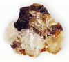 +rock+mineral+natural+resource+inert+geology+Cryolite+w+siderite+and+sphalerite+Sodium+aluminum+fluoride+ clipart