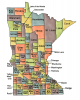+state+territory+region+map+US+State+Counties+Minnesota+ clipart
