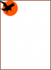 +decorative+frame+halloween+crow+page+frame+ clipart