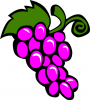+fruit+food+produce+grapes+ clipart