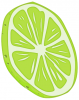 +fruit+food+produce+lime+slice+ clipart