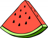 +fruit+food+produce+watermelon+wedge+ clipart