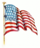 +military+US+military+flag+waving+right+ clipart