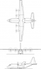 +military+airplane+plane+normal+C+130B+Hercules+ clipart