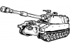 +tank+military+normal+military+army+vehicle+150mm+SP+ clipart