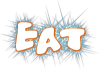 +eat+word+text+ clipart