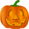 +pumpkin+orange+haloween+scary+ clipart