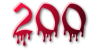 +bloody+number+red+200+ clipart