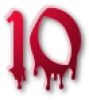 +bloody+number+red+ clipart