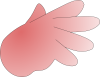 +hand+pink+fingers+ clipart