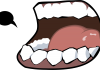 +mouth+teeth+loud+yell+ clipart