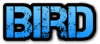 +bird+text+word+blue+ clipart