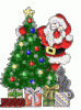 +christmas+tree+santa+presents+gifts+ clipart