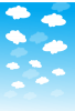 +clouds+blue+sky+ clipart