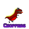 +dino+named+dinosaur+choppers+ clipart