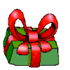 +present+gift+animation+confetti+red+bow+ clipart