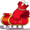 +sack+presents+santa+sleigh+christmas+ clipart