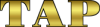 +word+text+gold+tap+ clipart