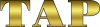 +word+text+gold+tap+ clipart