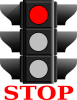 +red+traffic+light+stop+sign+ clipart