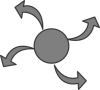 +arrowout+circle+ clipart