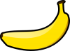 +banana+fruit+food+ clipart